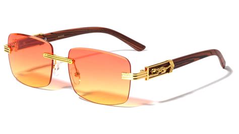 cartier glasses with jaguar on the side|cartier rimless glasses for sale.